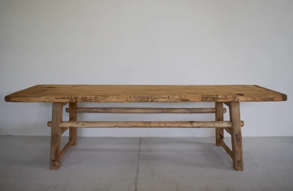 Antique-Style Wooden Coffee Table | Etsy (US)