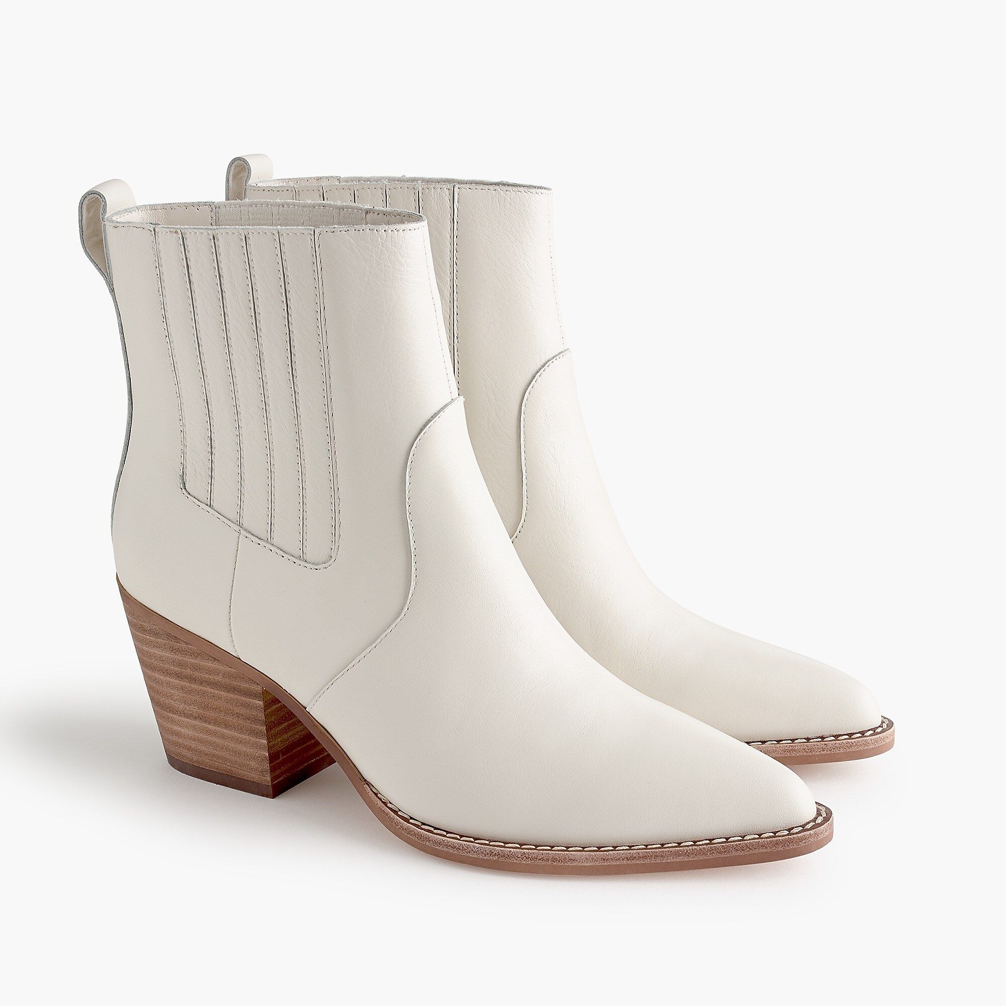 Western boots in leather | J.Crew US