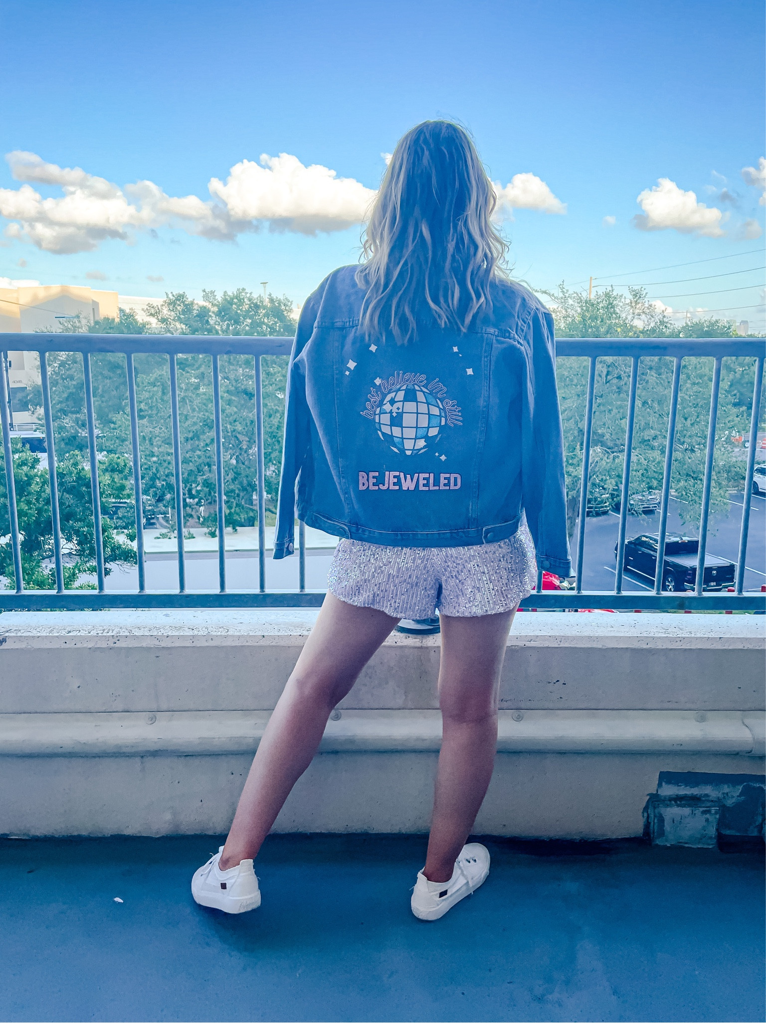 My custom bejeweled jacket! Purchased an amazon denim jacket and an iron on from Etsy to crest this jacket. Only took me 20 minutes to create. The jacket says boyfriend got, but it fits snug and true to size. If you’re looking for a looser fit, size up! This is the perfect Taylor Swift Concert outfit. 

Swiftie, Concert, Stadium Bag, Taylor Swift Concert, Lavender Haze, Concert outfit, Taylor Swift Concert Outfit, Lover Concert, Taylor Swift Eras, Taylor’s Version, Champagne Problems, Taylor Swift Jacket, Taylor Swift Denim Jacket

#LTKFestival #LTKFind #LTKunder50