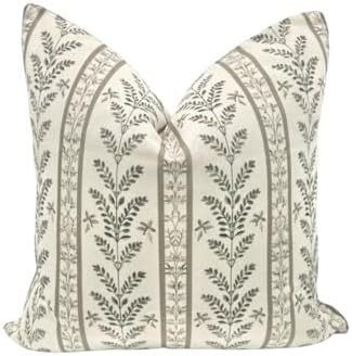 “The Campbell” Decorative Pillow Cover – Beige & Taupe Neutral Home Accent Pillow Cover wit... | Amazon (US)