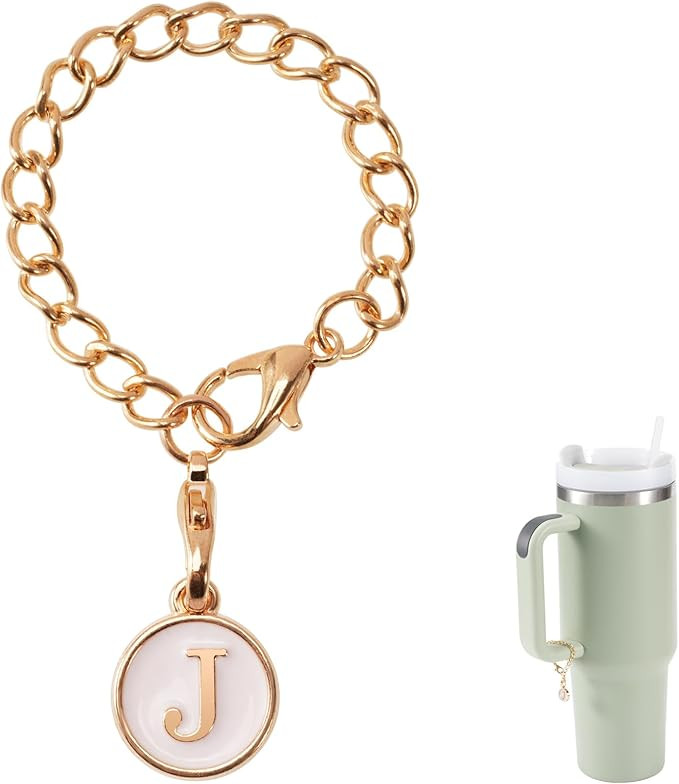 MOTAIN Letter Charm Accessories For Stanley Cup,Stainless Steel Name Id Letter Handle Charm,Upgra... | Amazon (US)