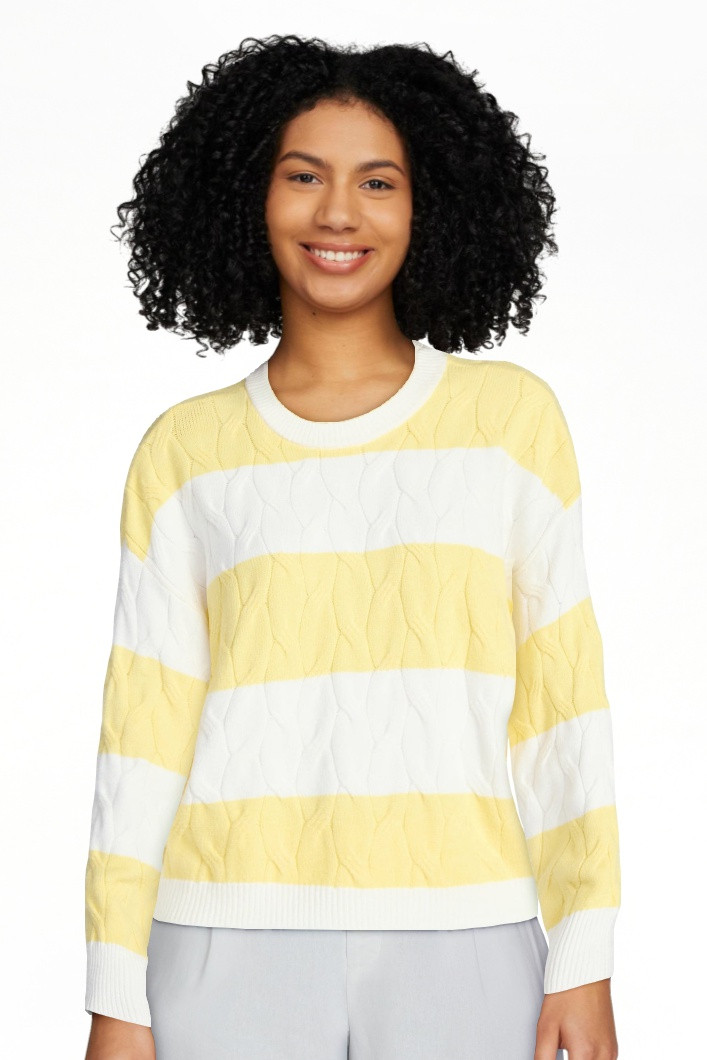 No Boundaries Drop Shoulder Crewneck Pullover Sweater, Midweight, Women's XXS-XXL | Walmart (US)