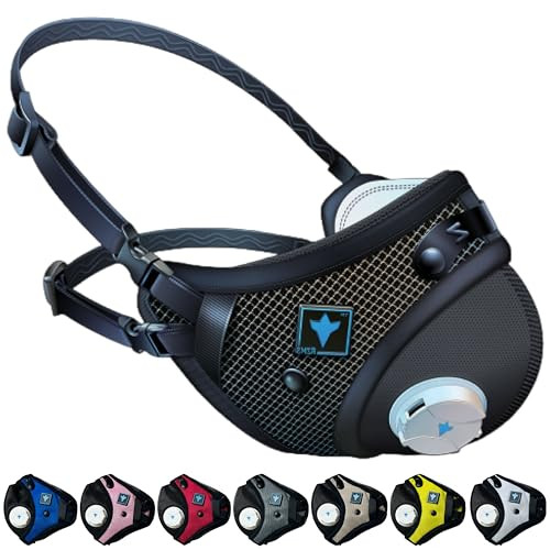 RZ Mask RZM3 - Patented Dust Mask w/ 99.8% Carbon Filtration, Anti Fogging, 360° Seal with 3 Str... | Amazon (US)