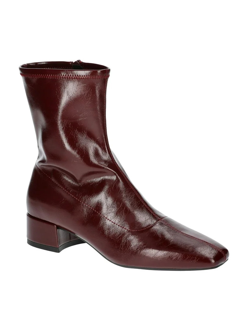 Scoop Women's Stretch Ankle Block Heel Booties | Walmart (US)