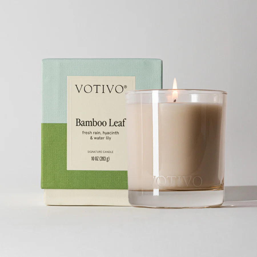 Bamboo Leaf 10 oz. Signature Candle | Votivo