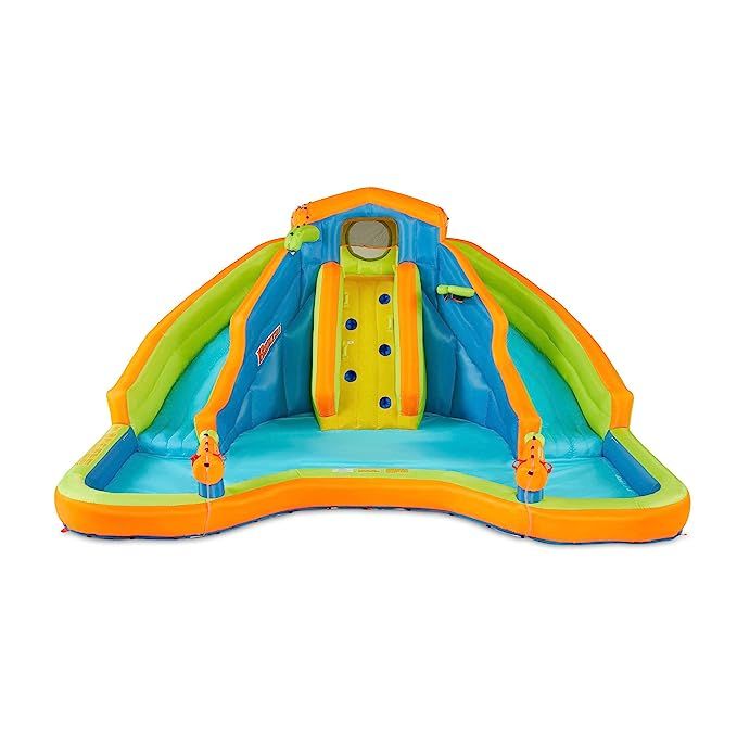 BANZAI 90369 Adventure Club Water Park Inflatable 2 Lane Water Slide Splash Pool | Amazon (US)