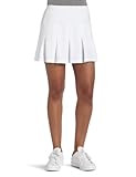 bollé Women's Essential Multi-Pleat Tennis Skirt, Essential White, X-Large | Amazon (US)