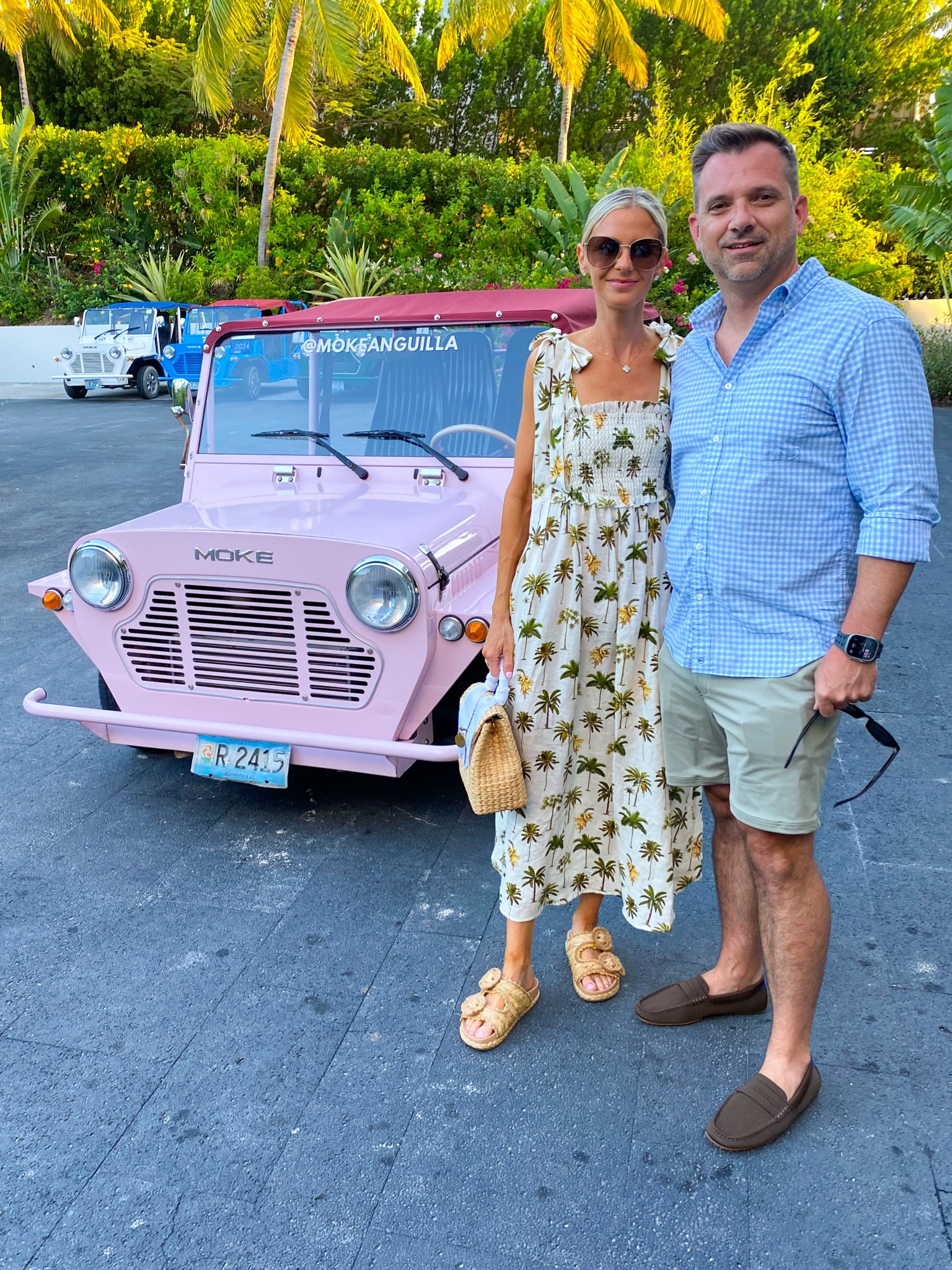 This palm tree smocked midi dress was perfect for vacation and I’ve worn it multiple times at home too. The brand is Kivari. My sandals are like walking on clouds - highly recommend them! 

#LTKShoeCrush #LTKTravel #LTKSeasonal
