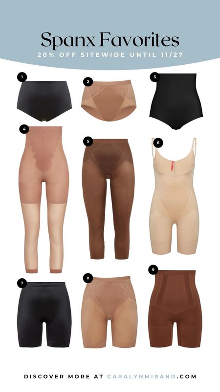 Spanx sitewide sale- 20% off everything! Spanx Shapewear is some of my favorite and on major sale! I typically wear size 1X (postpartum) in shapewear. Sizing up to 3X in most styles. 

#LTKsalealert #LTKCyberWeek #LTKplussize