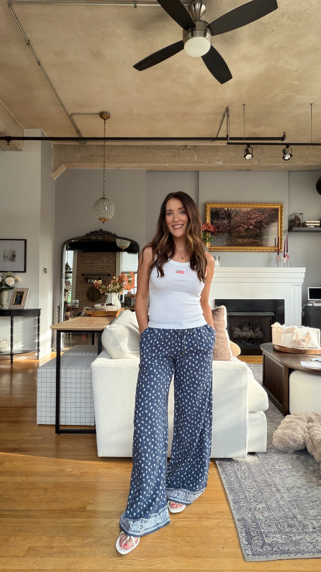 Memorial Day Weekend patriotic outfit from Target! Love these flowy bandana pants

#LTKootd #LTKSeasonal