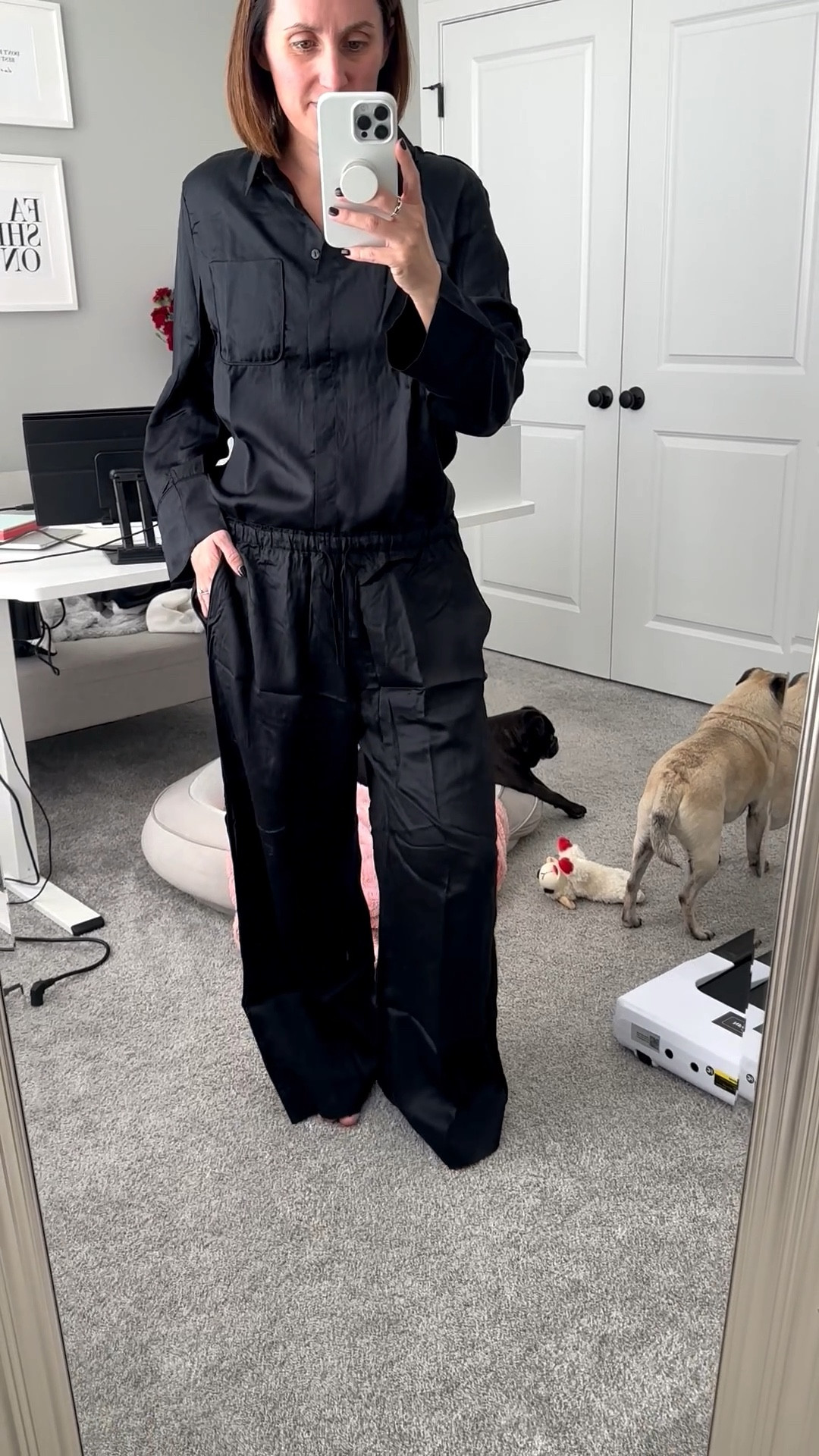 Dolce and Gabbana showed satin pjs, so here we are!

#LTKStyleTip #LTKFindsUnder50