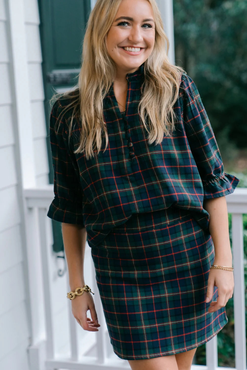 Sophie Blouse | Evergreen Twill | Victoria Dunn LLC