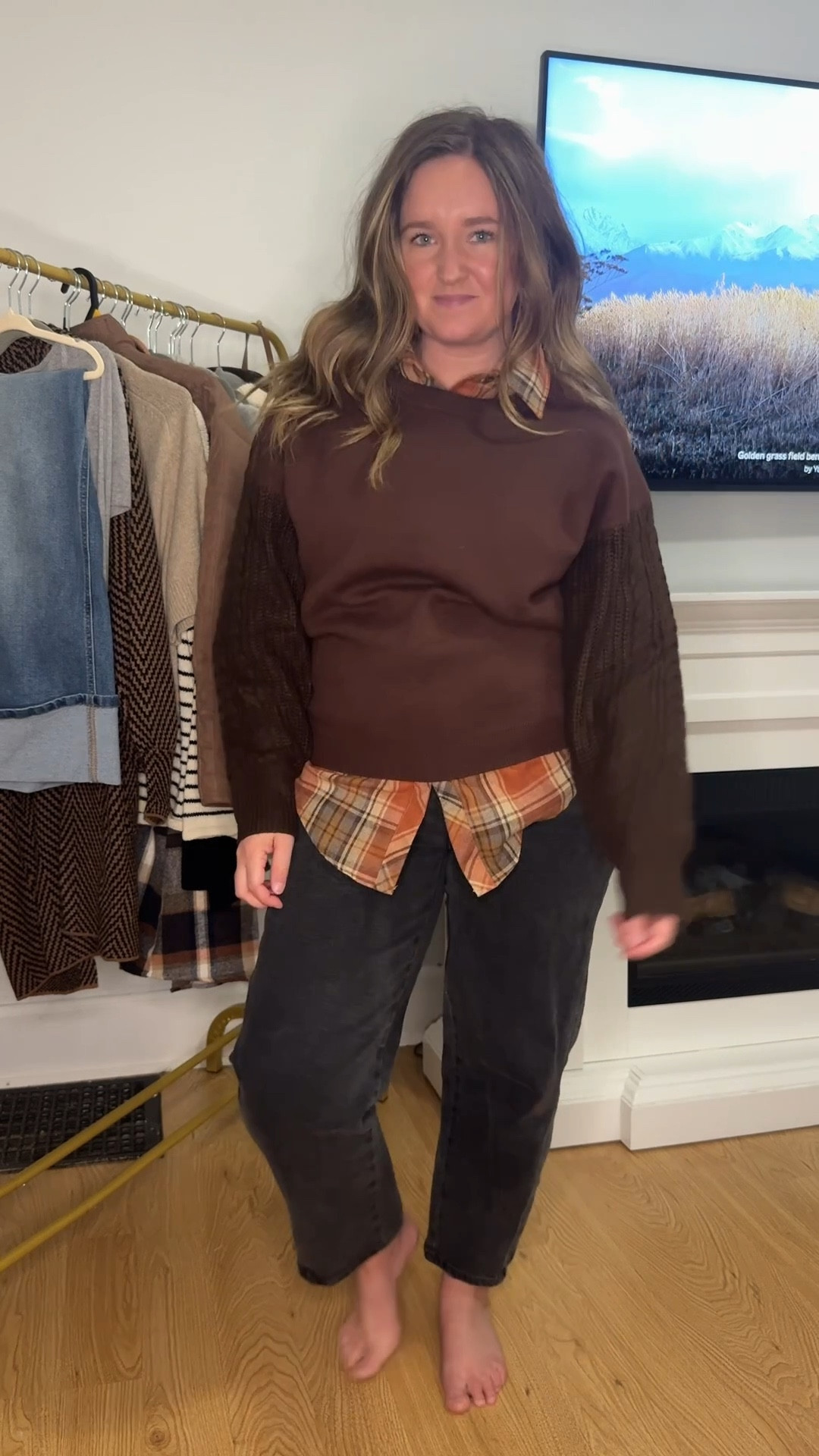 Layered flannel season hits different 🍁👜
Brown on brown + a plaid pop = emotionally supportive fall outfit energy.
Comfy, casual, but still feels put together for school drop-off, Target runs & pumpkin patch days

#falloutfitinspo #amazonfallfashion #momstyle #layeredoutfit #neutralfallstyle 
#affordablefashion #ltkfall #amazonfashionfinds #plaidflannel #casualfalloutfit 
#everydaystyle #cozyfallvibes #momontherun #ltkunder50

#LTKPetite #LTKFindsUnder50 #LTKStyleTip