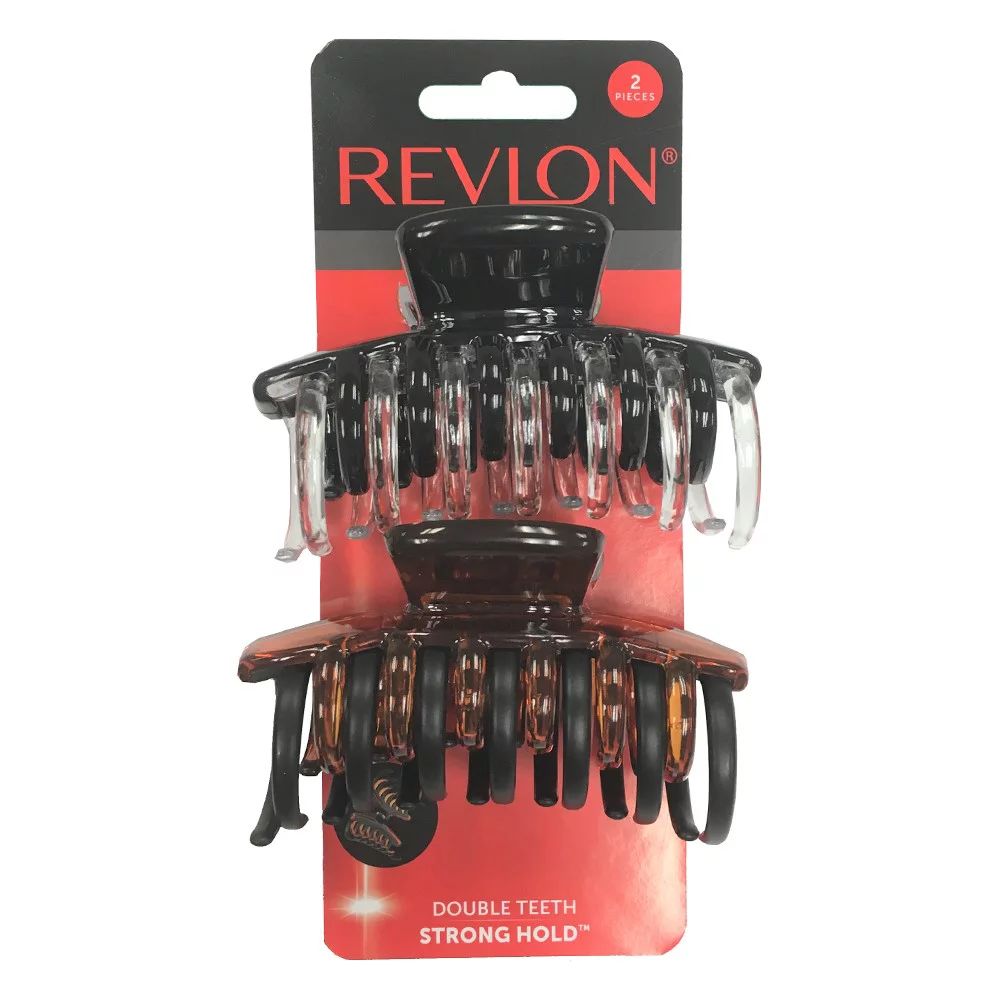 Revlon Strong Hold Hair Claw Clips, 2 Count | Walmart (US)
