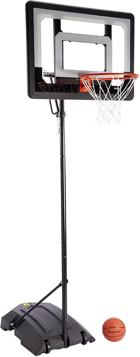 SKLZ Pro Mini Hoop Outdoor Basketball System with Adjustable-Height Pole and 7-Inch Ball, HP08-00... | Amazon (US)