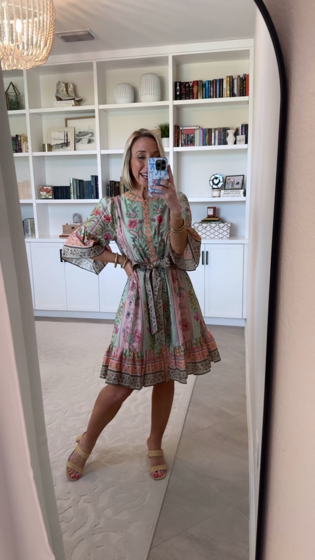 Kohl’s - spring unboxing haul. Block Heel Two Strap Sandals - TTS. 4 colors. Bell Sleeve Belted Mini Dress - size Small (size down if in between). 
 

 

#LTKOver40 #LTKSeasonal #LTKSaleAlert