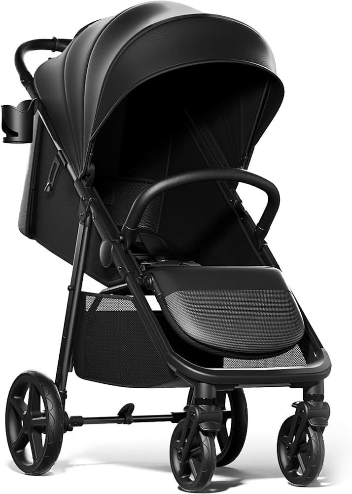 Mompush Nova Baby Stroller, Spacious Seat & Lie-Flat Mode, Toddler Stroller with Large UPF 50+ Ca... | Amazon (US)