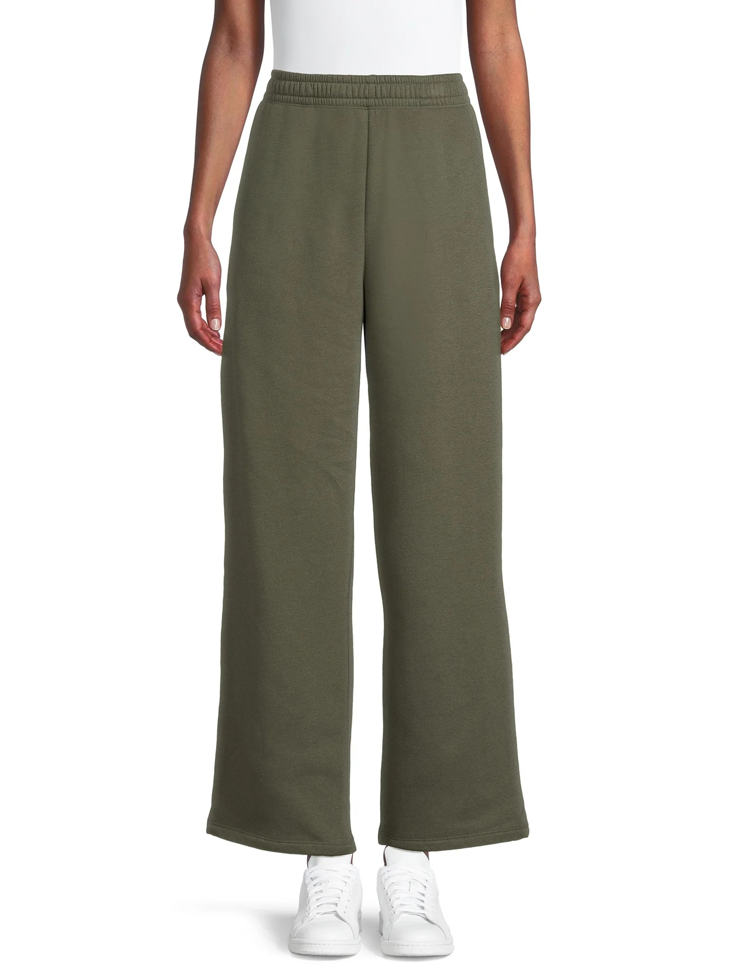 No Boundaries Juniors' Wide Leg Fleece Pants | Walmart (US)
