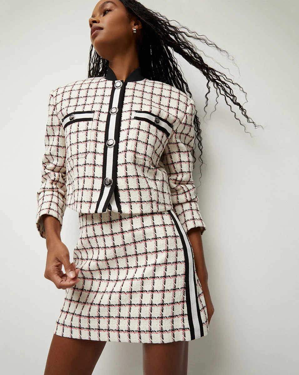 Ellicot Graphic Tweed Jacket | Veronica Beard