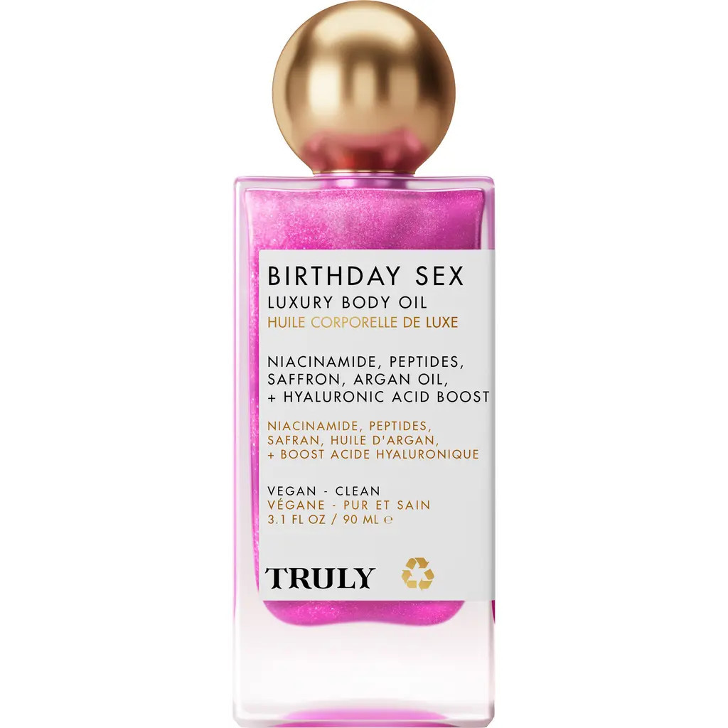 TRULY BEAUTY Birthday Sex Luxury Body Oil at Nordstrom, Size 3.1 Oz | Nordstrom