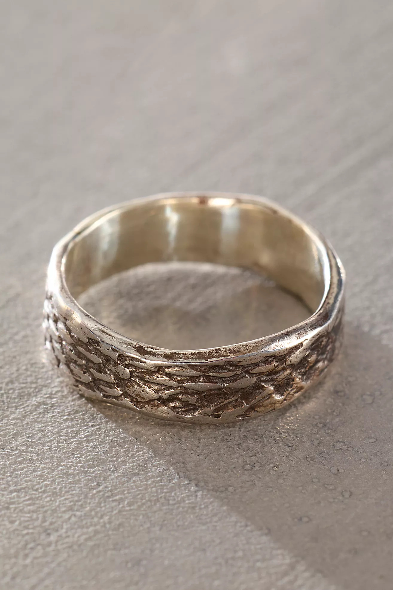 Lauren Wolf Silver Snakeskin Band Ring | Free People (Global - UK&FR Excluded)