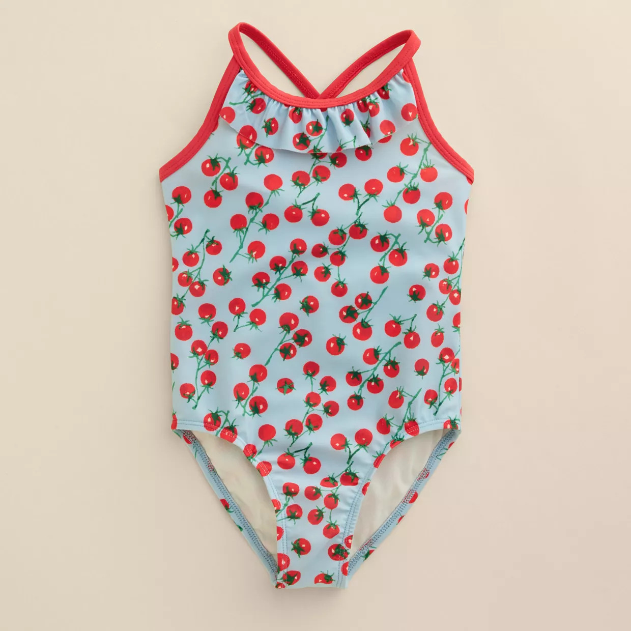 Girls 4-12 Little Co. by Lauren Conrad Ruffle One-Piece Swimsuit | Kohl's