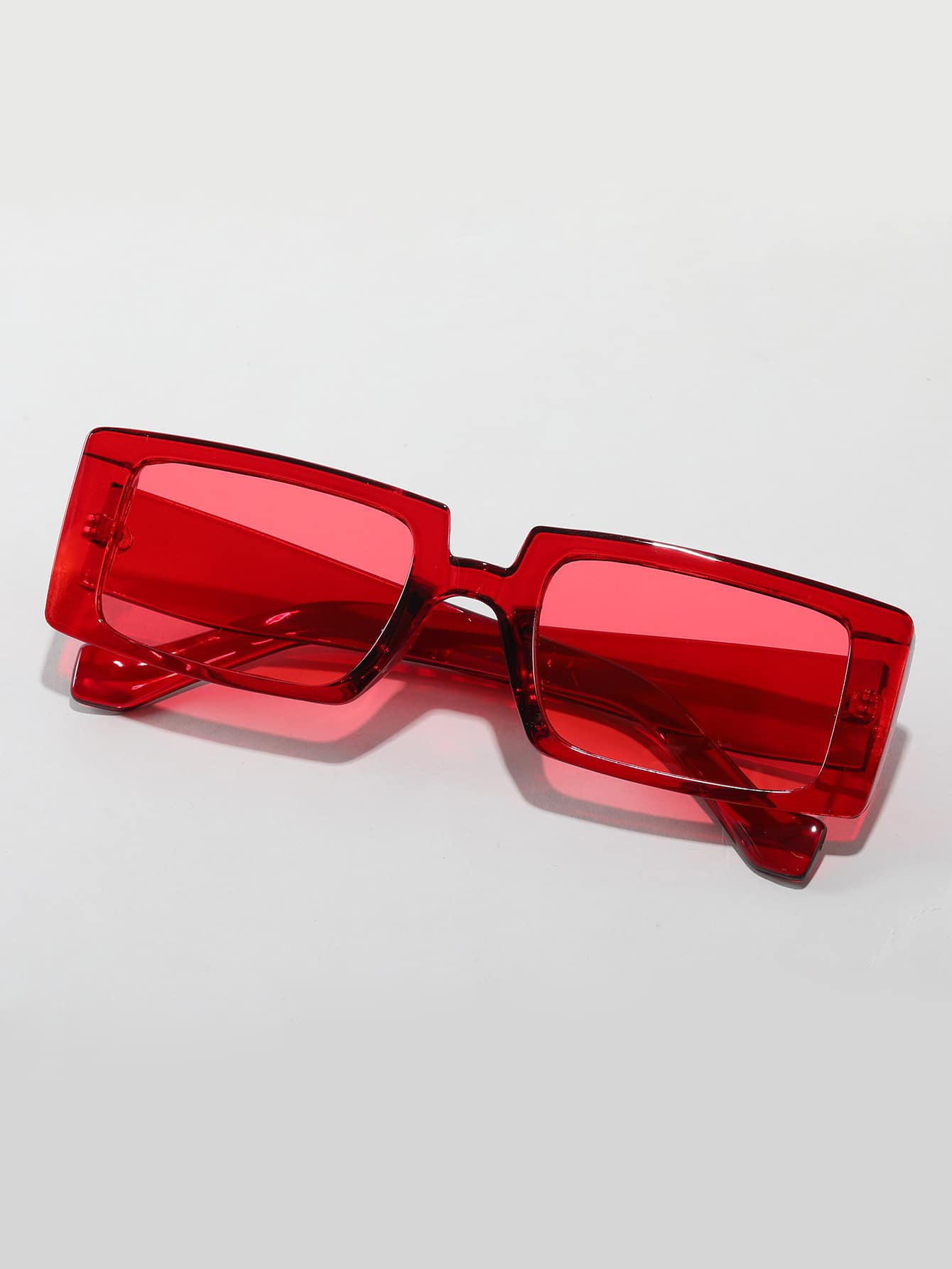 Occhiali alla moda con lenti colorate e cornice acrilica | SHEIN