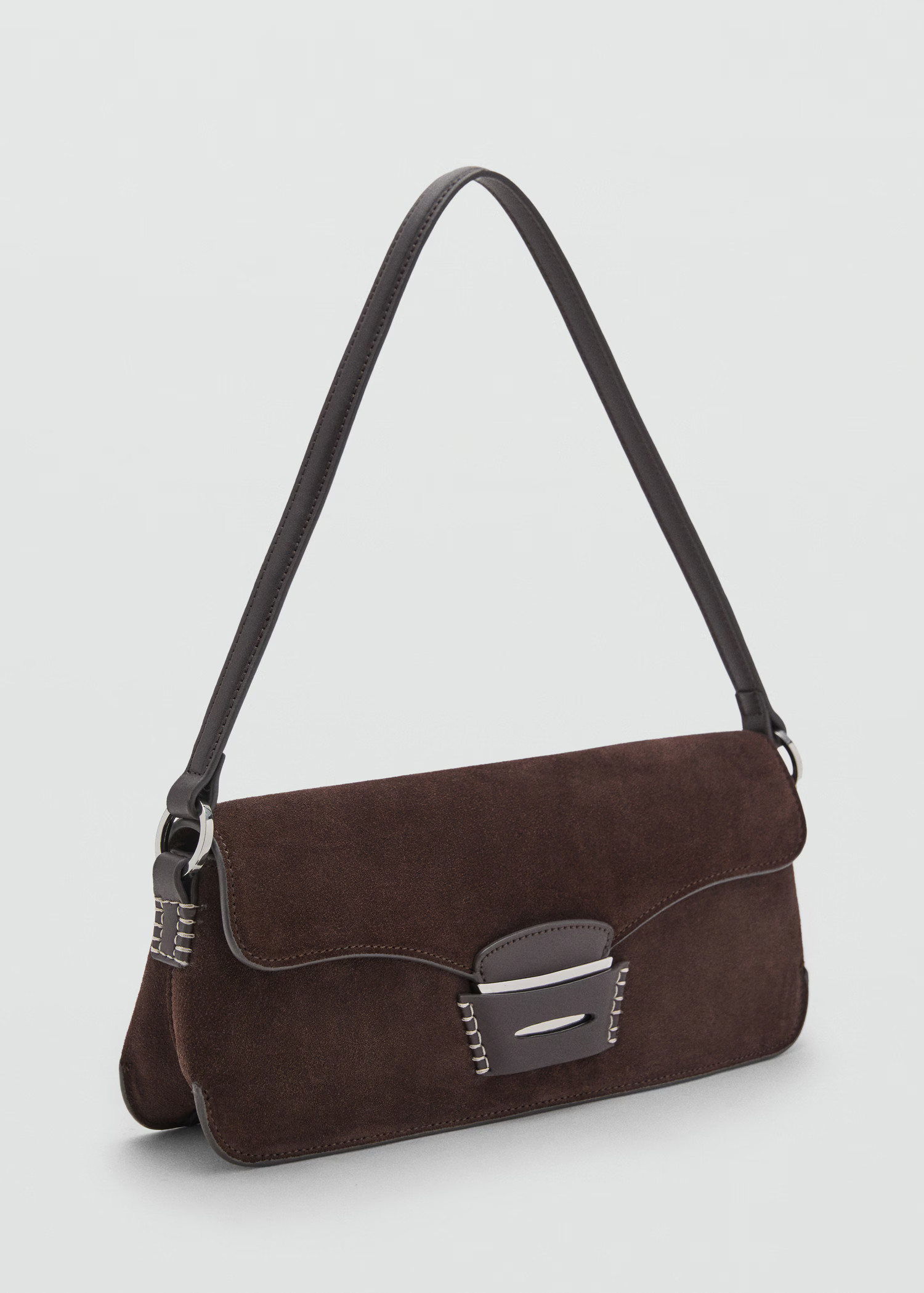 Suede shoulder bag - Women | MANGO USA | Mango (US/MX/AU)