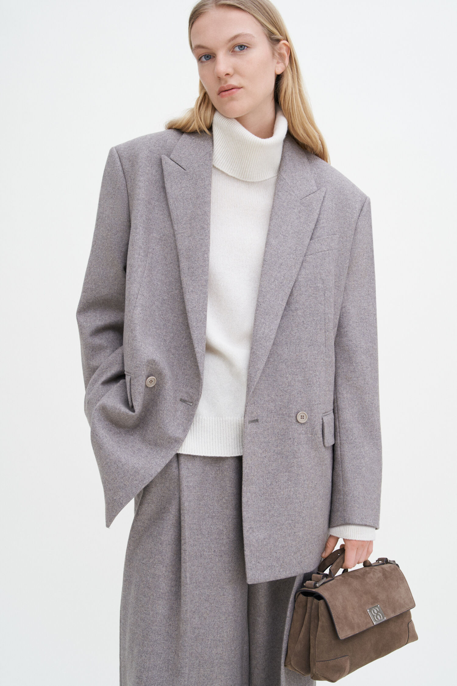 Double Breasted Flannel Blazer | Filippa K