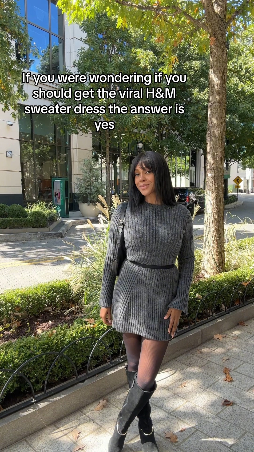 h&m sweater dress