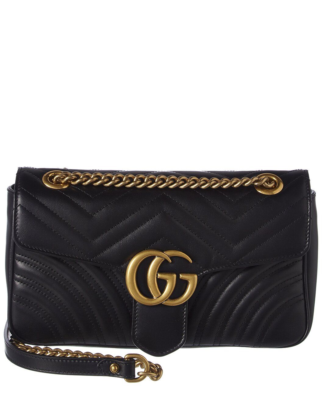 GG Marmont Small Matelasse Leather Shoulder Bag | Gilt