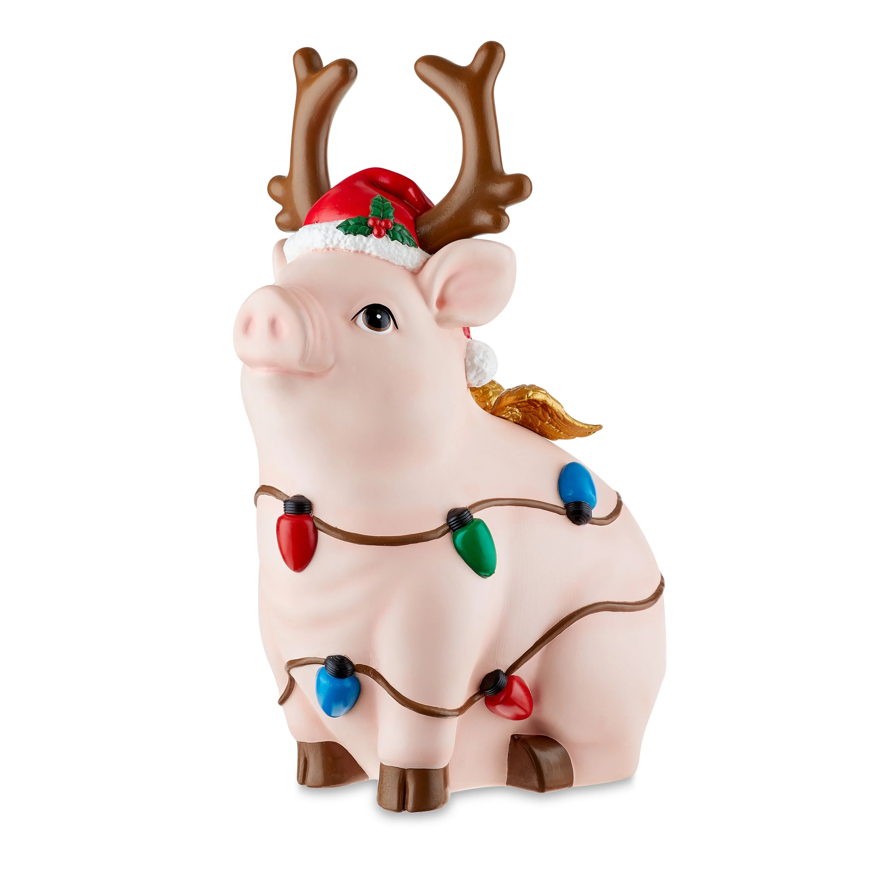 Blow Mold Light-Up Pig, 25", by Holiday Time | Walmart (US)