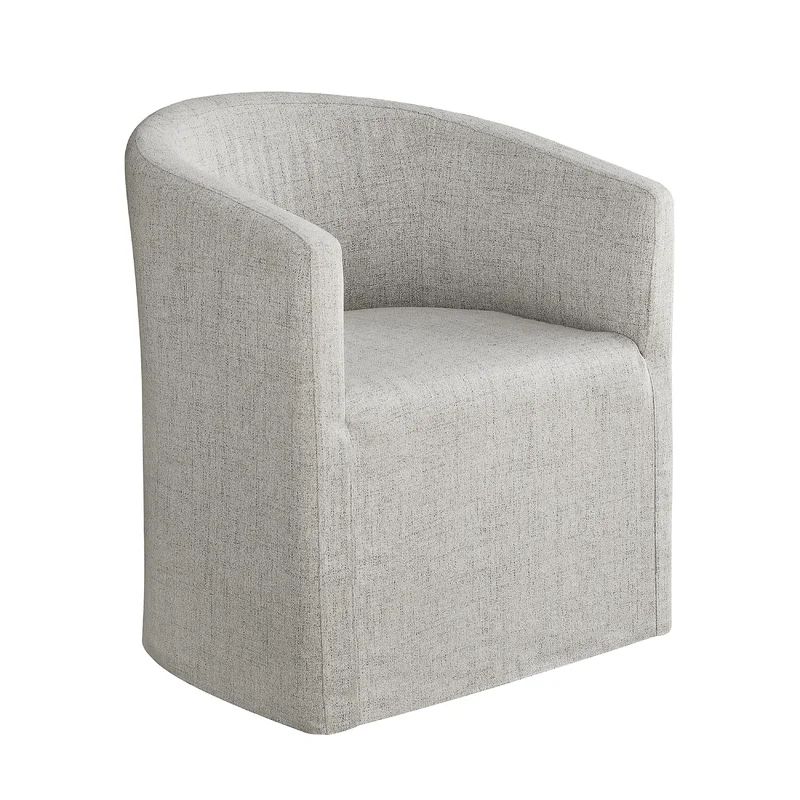 Cairo Upholstered Wingback Arm Chair in Beige | Wayfair Professional