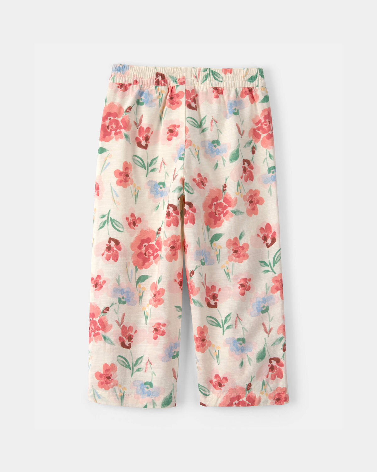 Toddler Girl Floral Pants - Cream | Carter's | Carter's Inc