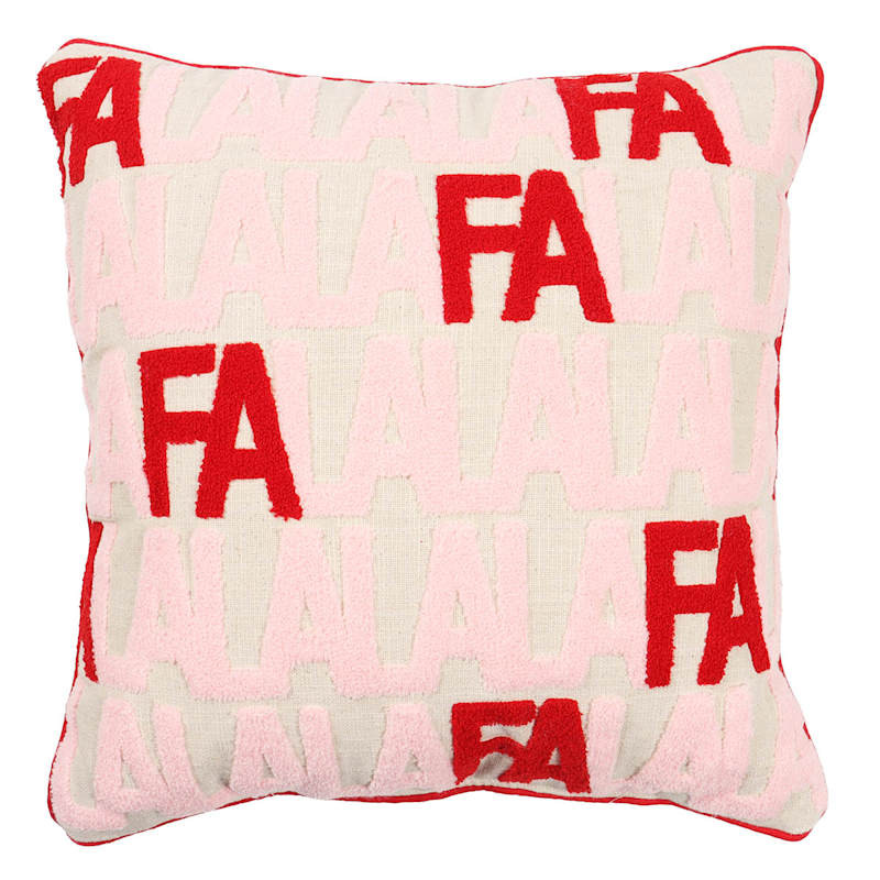 Fa La La La Throw Pillow, 18" | At Home
