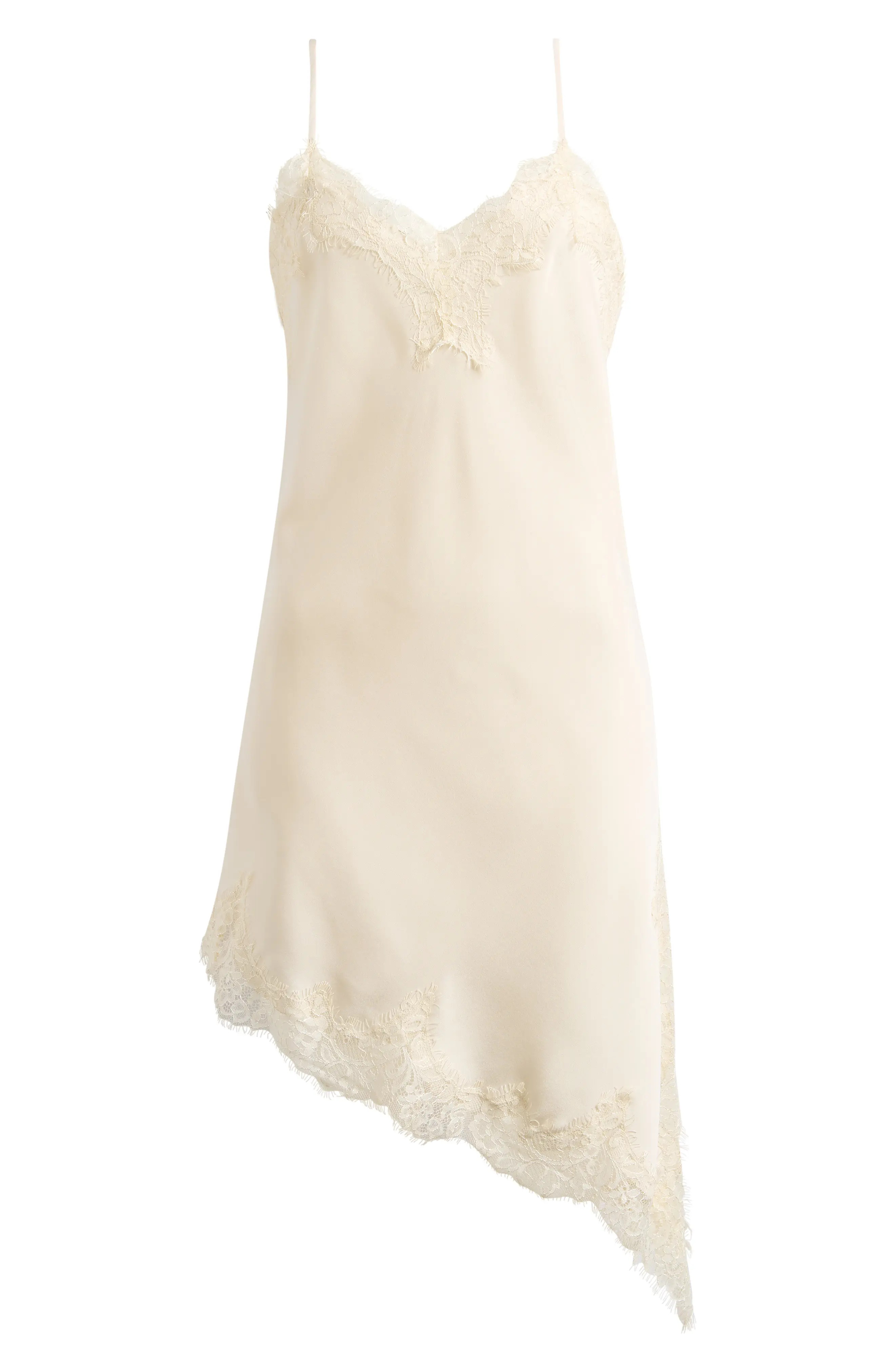 WAYF Helene Lace Trim Cami in Cream at Nordstrom, Size X-Small | Nordstrom