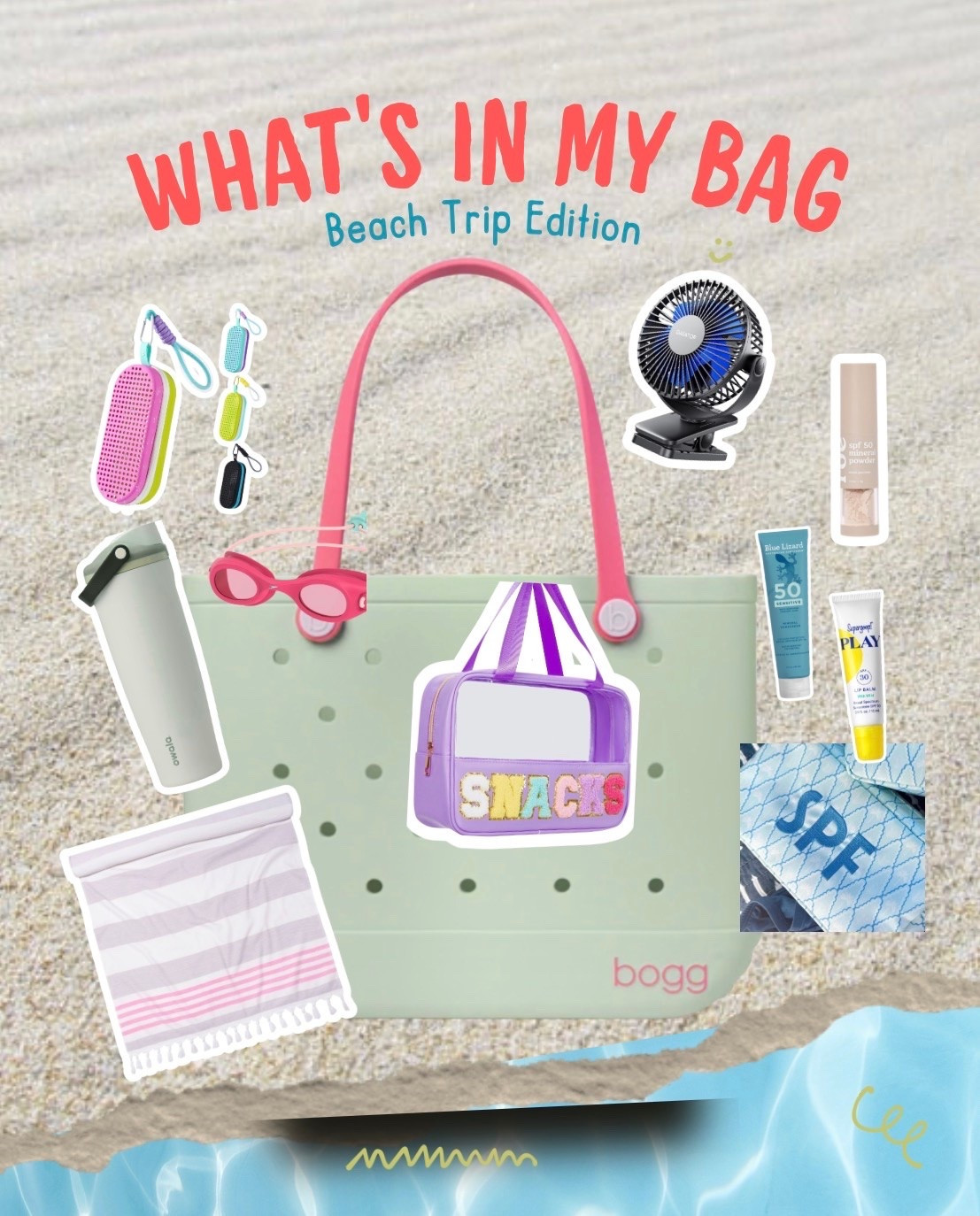 Sharing some of my beach essentials as we head into July 4th weekend! 

I swear by the original Bogg Bag! I haven’t found a knock off that truly compares! 

These goggle cases are so good and shop quick from Amazon!

#LTKSeasonal #LTKmomlife