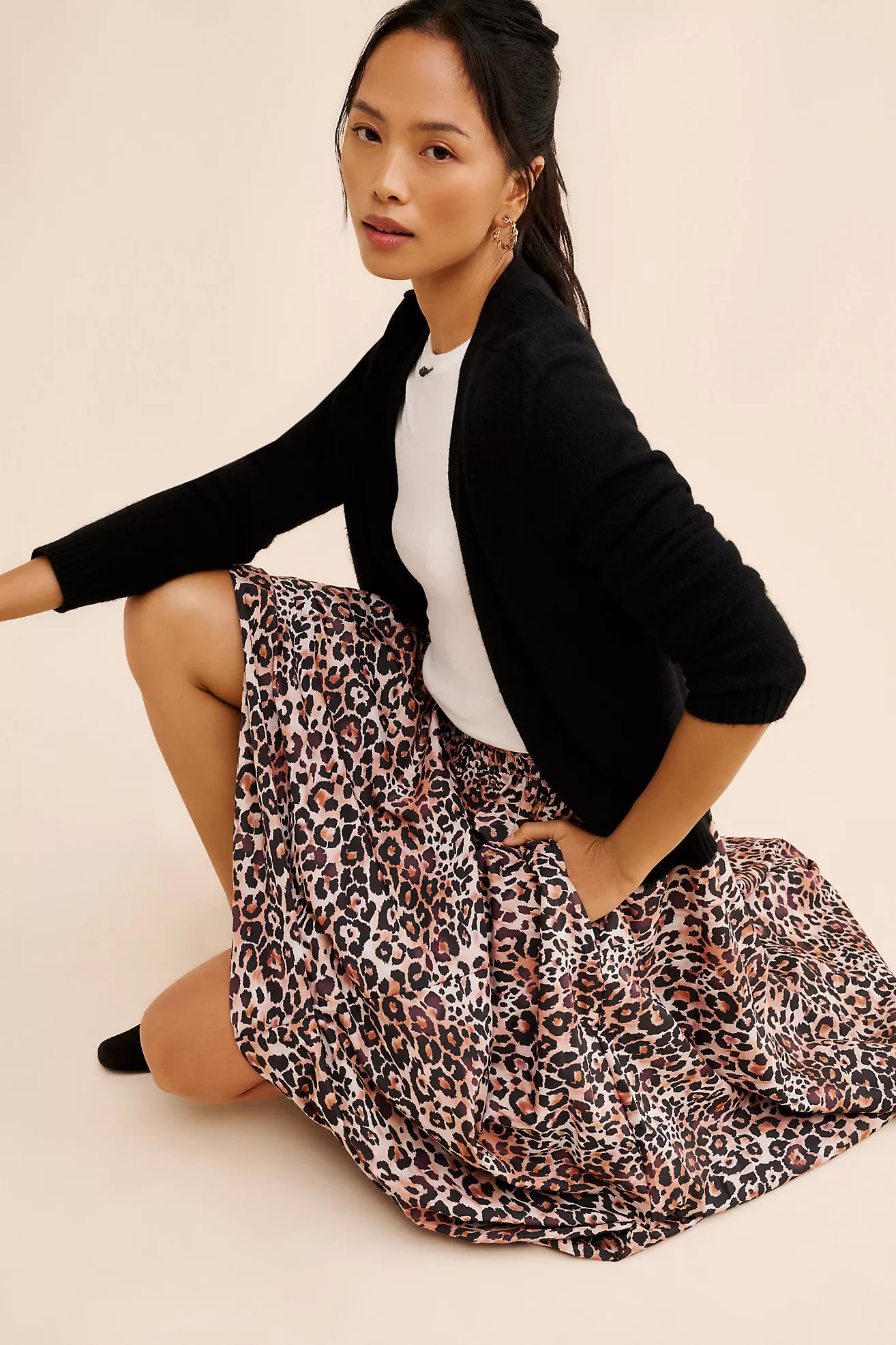 Maeve Bubble Maxi Skirt | Anthropologie (US)