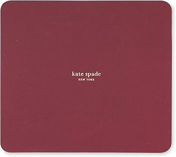 kate spade new york Leatherette Mouse Pad, 9" x 8" Mouse Mat with Non-Slip Back, Cute Mouse Pad f... | Amazon (US)
