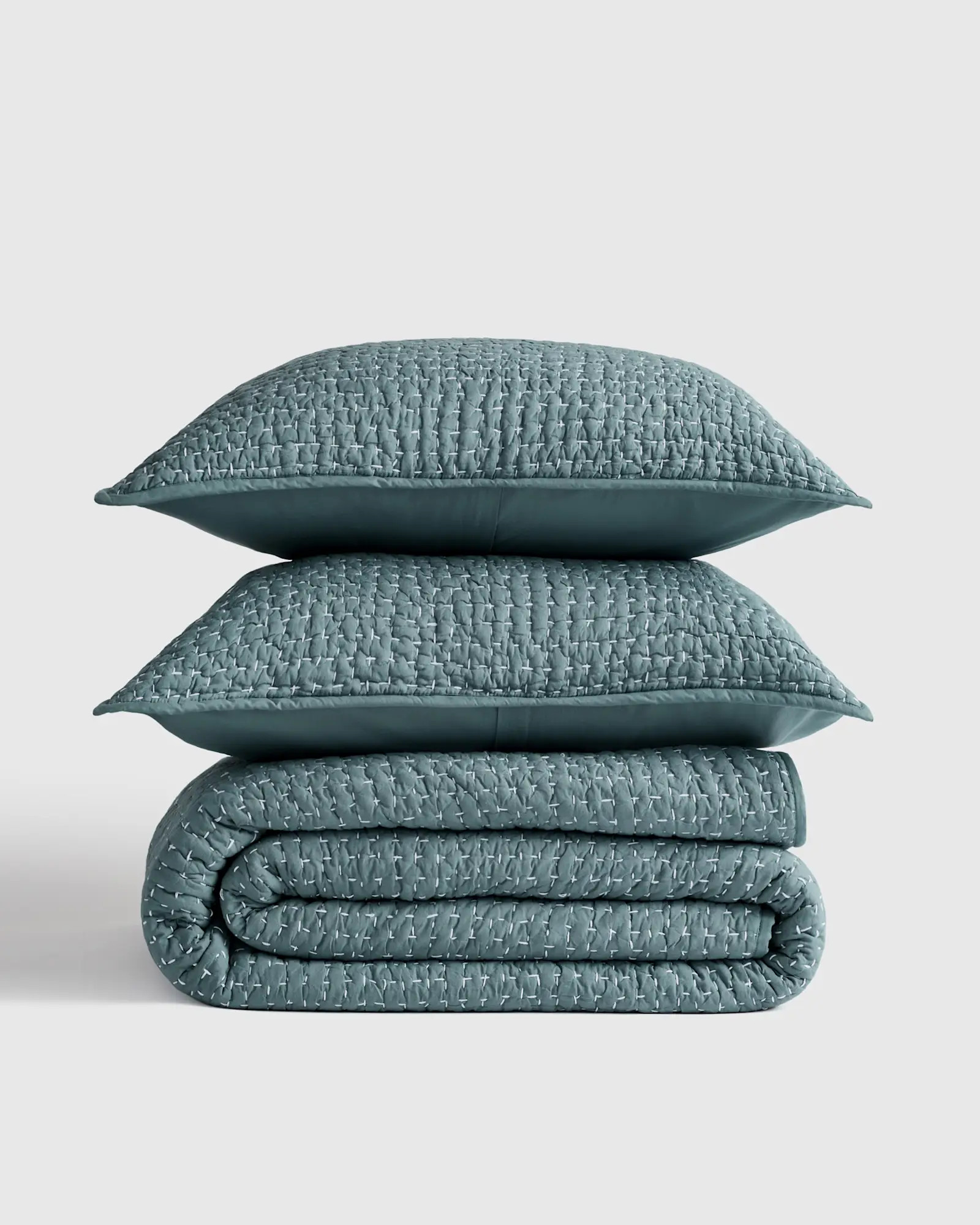 Organic Cotton Hand Stitched Quilt Set | Quince