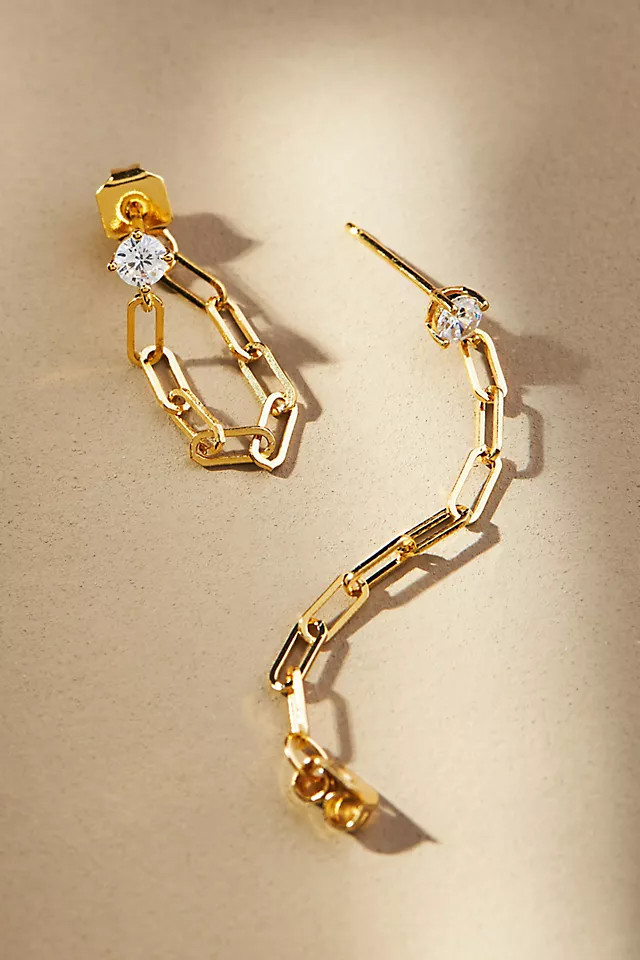 Chain Link Drop Earrings | Anthropologie (US)
