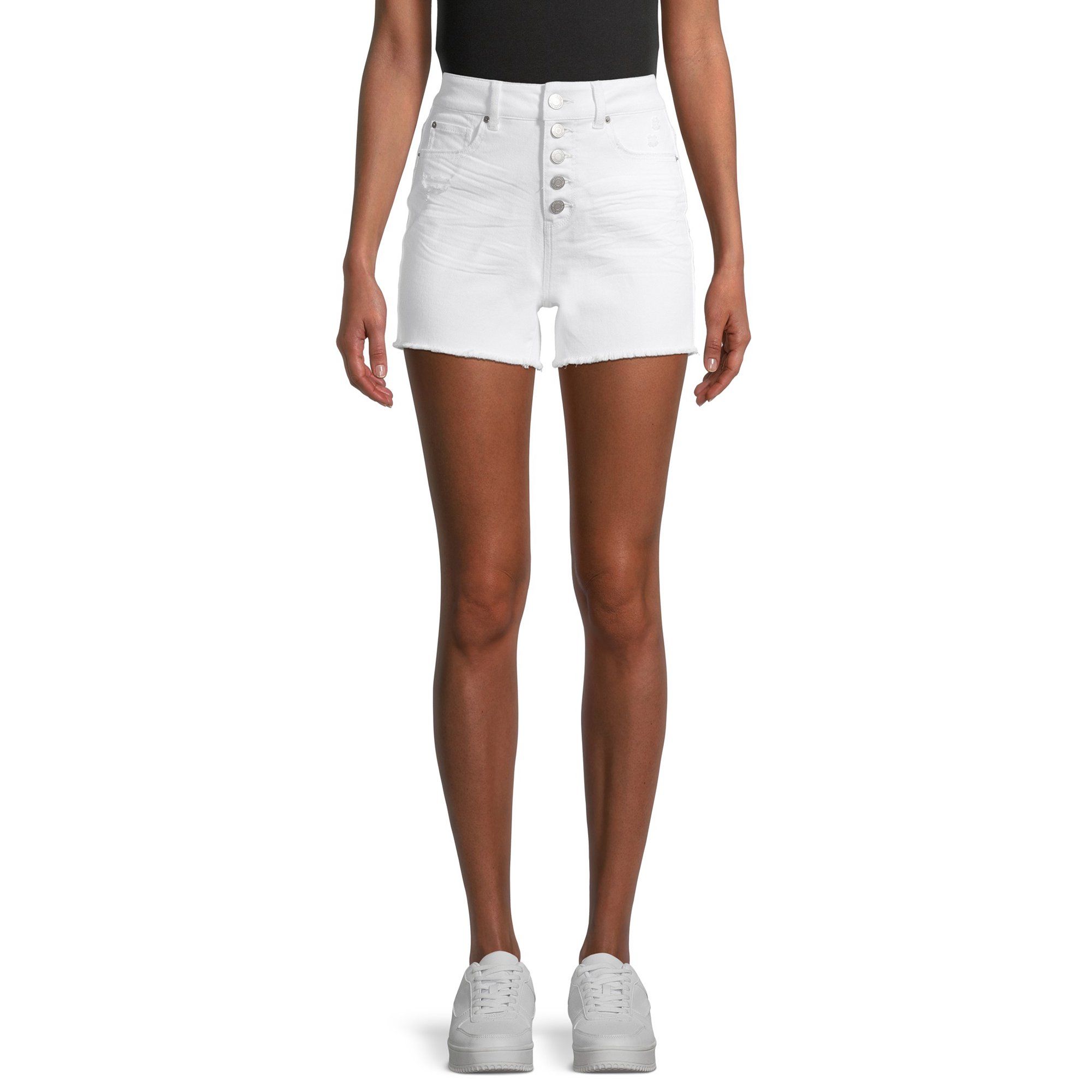 Time and Tru Women's 5-Button Core Shorts | Walmart (US)