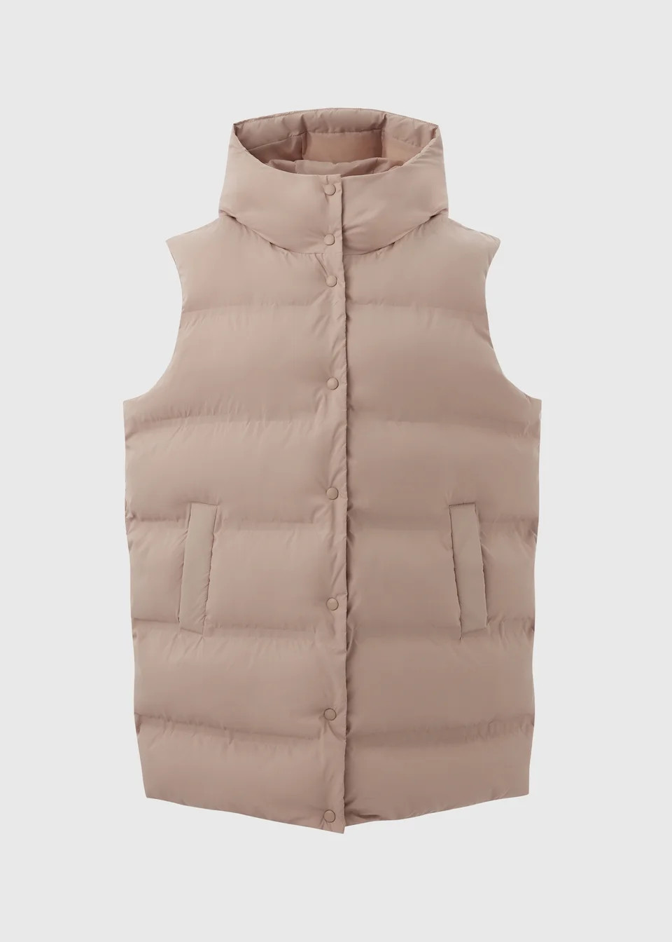 Mocha Mid Length Gilet | Matalan (UK)