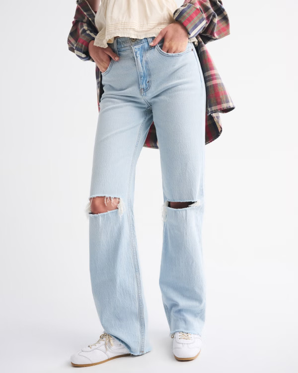 Women's High Rise 90s Relaxed Jean | Women's Bottoms | Abercrombie.com | Abercrombie & Fitch (US)