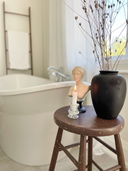FARMHOUSE BATHROOM 
.
Here is our tub and faucet along with vintage items  to complete your new bathroom. 

#LTKstyletip #LTKhome