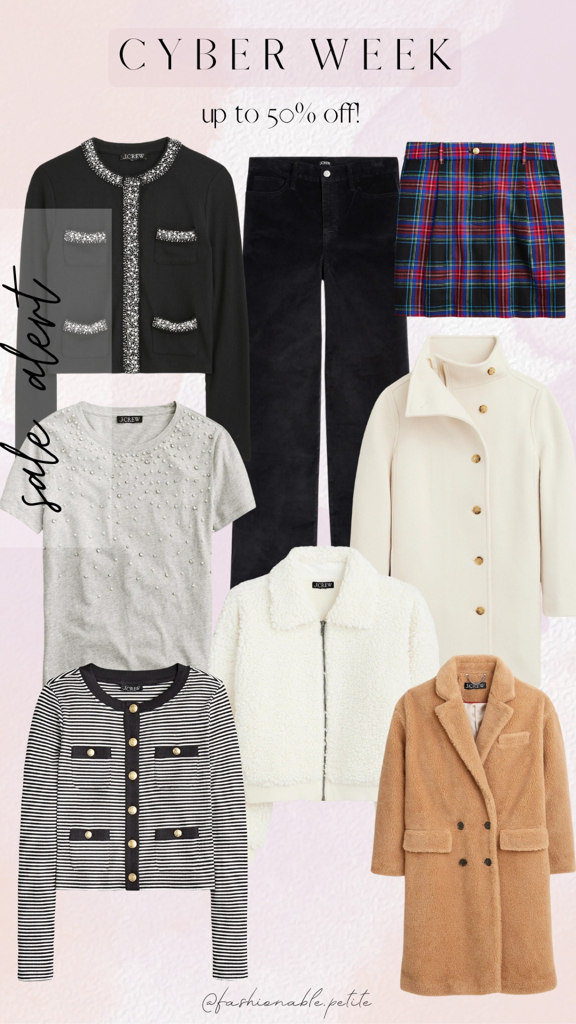 Black Friday sale! Holiday outfits. Winter outfits. J. Crew. Holiday style. Winter coat. Women’s outfit. 