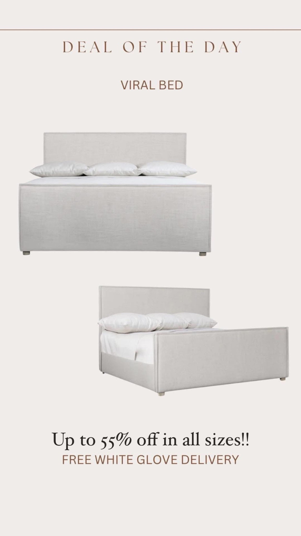 OMG!!! Better than Black Friday D e a l for this viral seam exposed bed!!!!! 🤯🤯😱😱😍😍free white glove delivery & assembly too!!

#LTKStyleTip #LTKSaleAlert #LTKHome