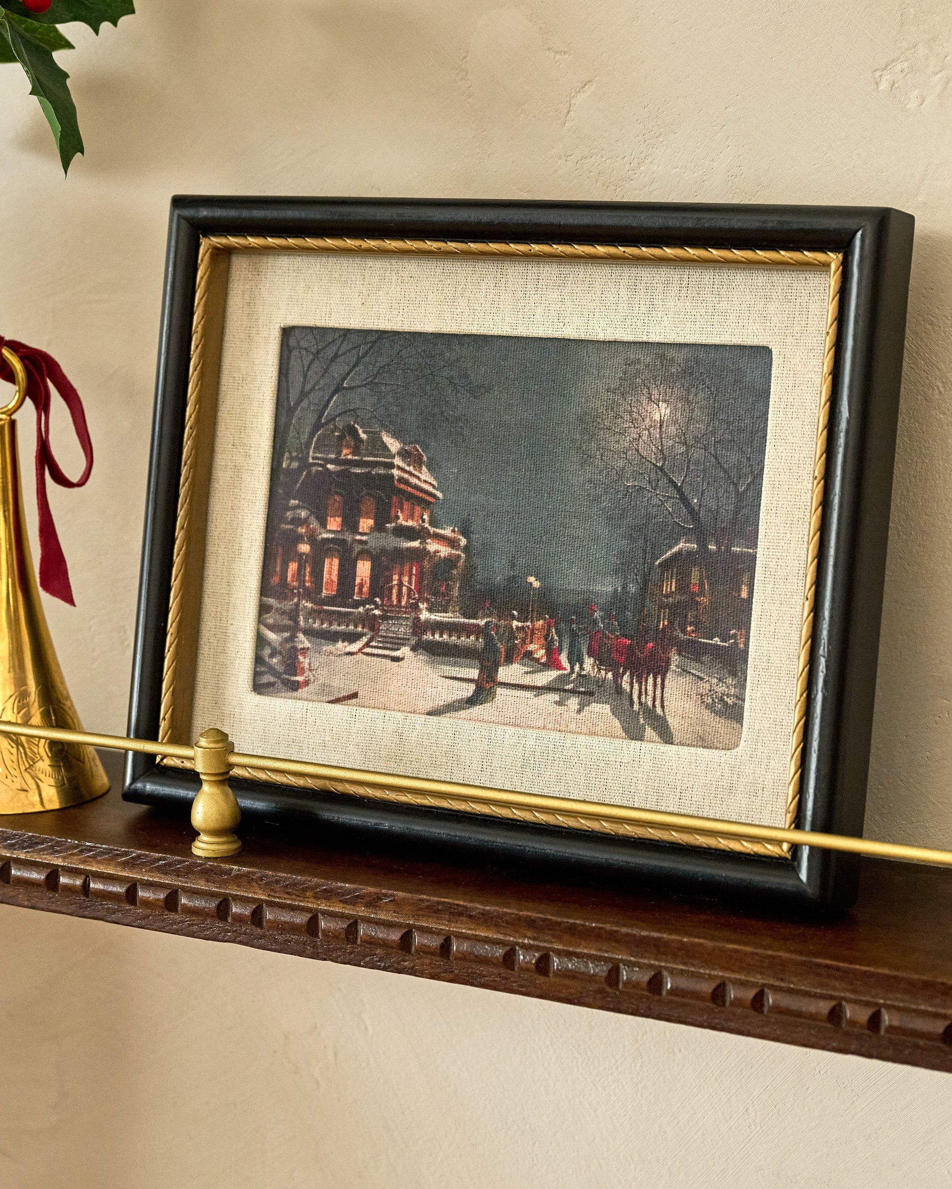 Silent Night's Glow Framed Print | Magnolia