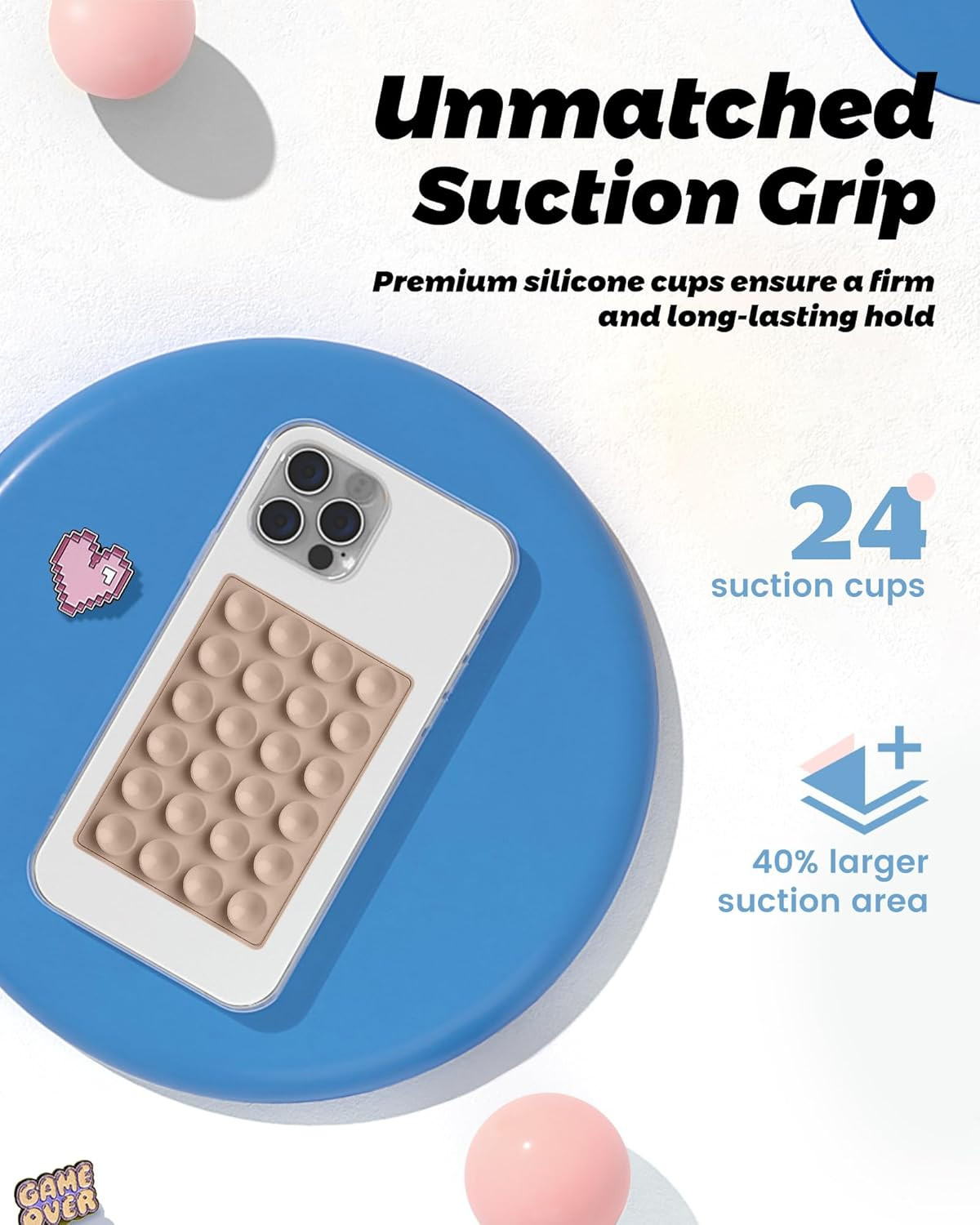 amBand Magnetic Suction Phone Mount Trendy Stocking Stuffers for Men Women Dad Mom Adults, Remova... | Amazon (US)