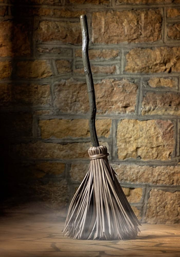 Fun Costumes 38" Brown Animatronic Enchanted Magical Broom, Floating Enchanted Witch Broom Halloween | Amazon (US)